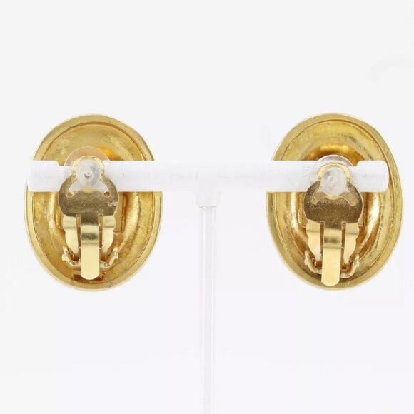 Dior Earring vintage Plated Gold 19.4g Women